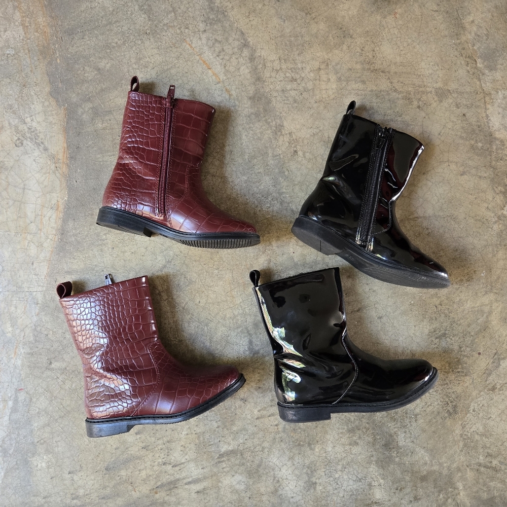 Lot of Kids Boots 2 Girls H&M Boots 26 27 9 10 Fall